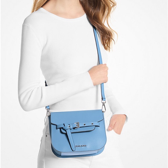 Michael Kors Emilia Small Pebbled Leather Crossbody Bag - Picture 4 of 5